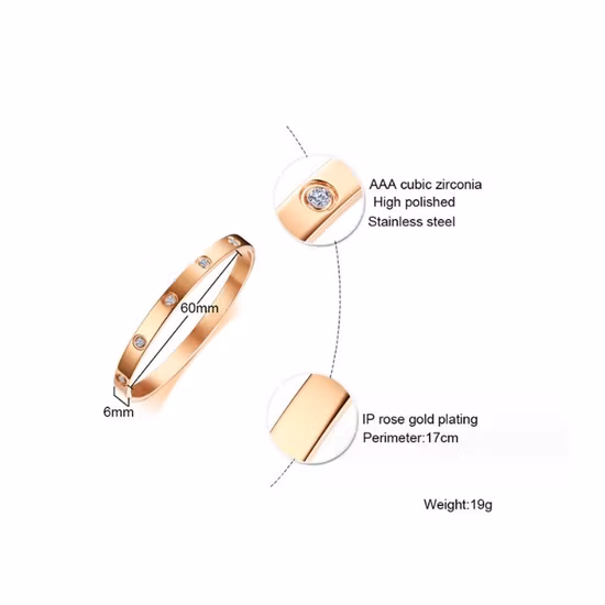 공장 사용자 정의 도매 스테인레스 스틸 오픈 팔찌 환경 보호 전기 도금 안티